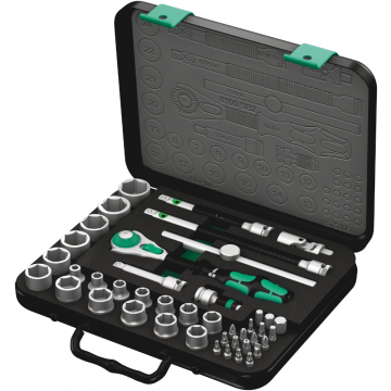 Wera dopsleutelset metrisch 8100 SB 2 zyklop speed-ratel, 3/8" - 43‑delig (05003594001)