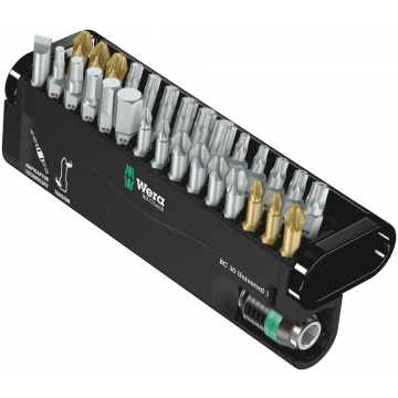 Wera bitset universeel met houder en cassette Bit-Check 30 univereel 1 - 30-delig (05056440001)