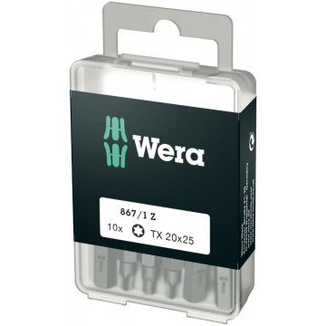 Wera bit torx TX20 25mm 1/4" - per 10 stuks (05072408001)