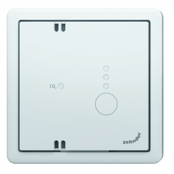 Zehnder draadloze CO2 sensor RF67 inbouw incl. afdekraam - wit (655000835)