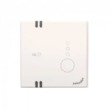 Zehnder draadloze CO2 sensor RF55 inbouw voor standaard 55mm afdekraam - wit (655000830)