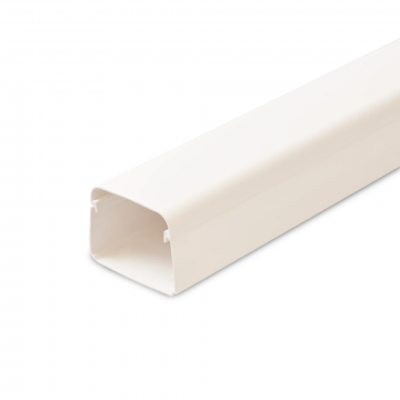 CANALIT leidinggoot airco 90x65mm wit - per 2 meter (AC90/65W2M)