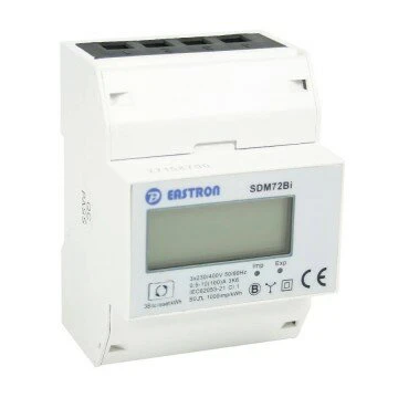 Eastron energiemeter 3-fase 100A digitaal MID afname/levering (SDM72Bi MID)