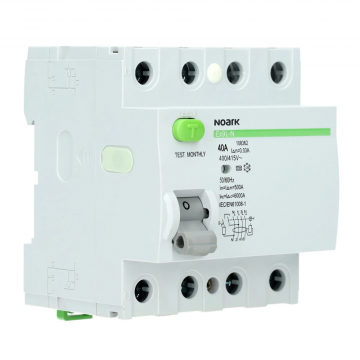 NOARK Electric aardlekschakelaar 4-polig 40a 30mA (108362)