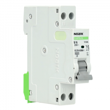 NOARK Electric installatieautomaat 1-polig+nul 16A B-kar (101606)