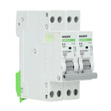 NOARK Electric fornuisgroep 2-polig+2 nul 16A B-kar (111175)