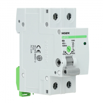 NOARK Electric hoofdschakelaar 2-polig 40A (100869)