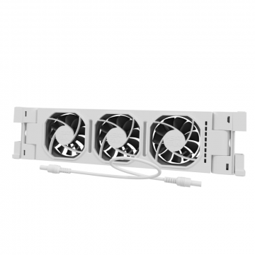 Heatfan radiator ventilator uitbreiding 3-voudig wit - per stuk (56240)