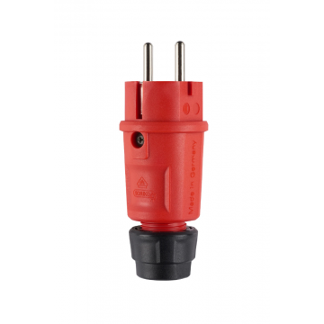 ABL Connectivity SCHUKO stekker van elamide IP54 - rood (100000065)