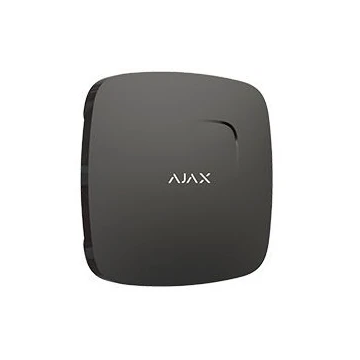 Ajax combinatie rook - hitte en CO2 melder 3V lithium batterij back-up 3V draadloos koppelbaar - zwart (FIREPROTECT PLUS BLACK)