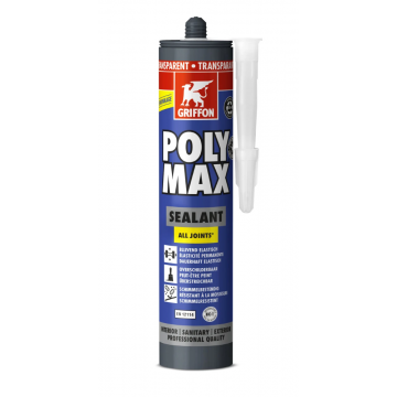 GRIFFON Polymax Sealant afdichtingskit alles-in-een SMP technologie koker 280ml - transparant (7004896)