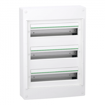 Schneider Electric PrismaSeT XS lege groepenkast zonder deur 3-rijen 18 modules 426x600mm (LVSXT318)