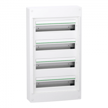 Schneider Electric PrismaSeT XS lege groepenkast zonder deur 4-rijen 18 modules 426x750mm (LVSXT418)