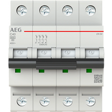 AEG krachtgroep 4-polig 40A C-kar (EN64C40)