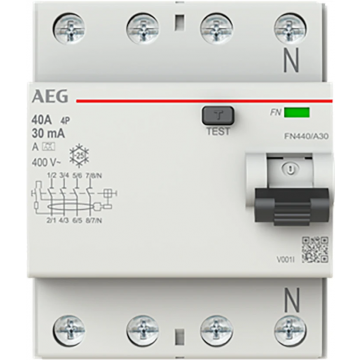 ABB Componenten aardlekschakelaar 4-polig 40A 40mA type A (2CSF702156R1400)