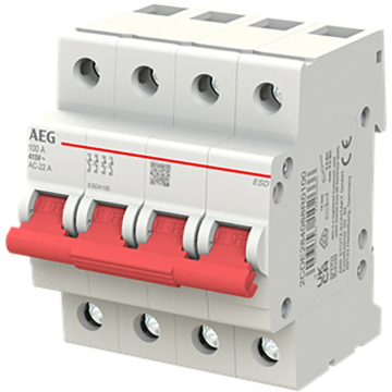 AEG hoofdschakelaar 4-polig 100A (ESD40100)