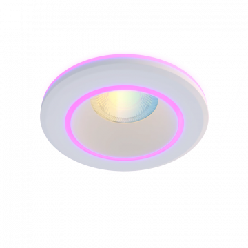 Calex Smart Halo LED inbouwspot RGB en CCT 6.5W 500lm IP44 - dimbaar (5301001100)