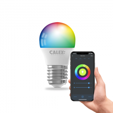 Calex Smart LED lamp RGB en E27 CCT 9.4W 470lm - dimbaar (429122)