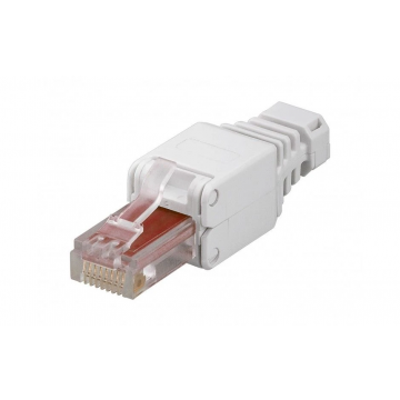 Danicom RJ45 connector CAT6 unshielded - voor stugge en soepele kern - toolless (DC-RJ45-UTP6-TL)