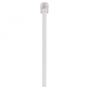 Q-link Telefoonkabel RJ11 4x0.5 mm wit - 10 meter (00.153.24)