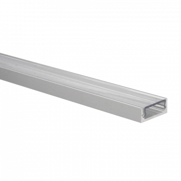 Yphix LED strip profiel Felita aluminium extra laag met transparante afdekkap - 1 meter (50289405)