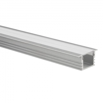 Yphix LED strip profiel Matera aluminium hoog met transparante afdekkap - 1 meter (50289455)