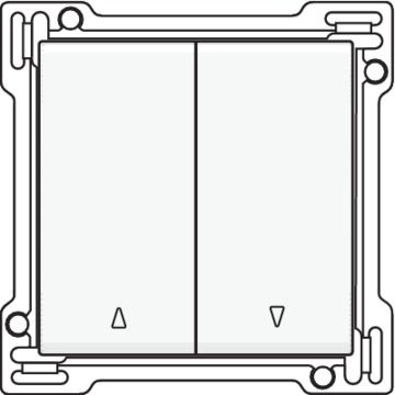 Niko 154-65914 NIKO SET DRUKKNOP ROLLUIK