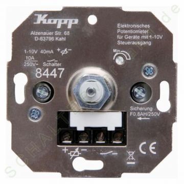 Kopp elektronische potentiometer voor apparaten met stuurspanning 1-10v (844700007)