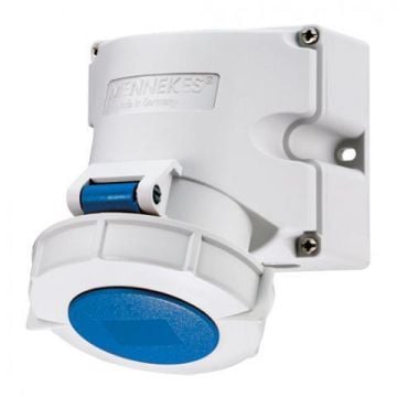 Mennekes CEE wandcontactdoos 3-polig 230V 6H 16A IP67 TwinCONTACT (9105)