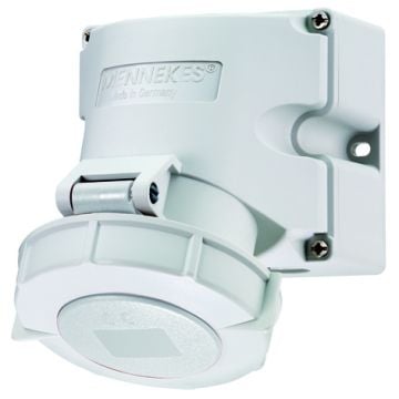 Mennekes CEE wandcontactdoos 3-polig 50-250V DC 3H 16A IP67 (9303)