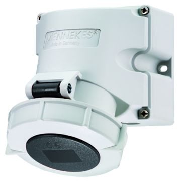 Mennekes CEE wandcontactdoos 4-polig 500V 7H 32A IP67 (9373)