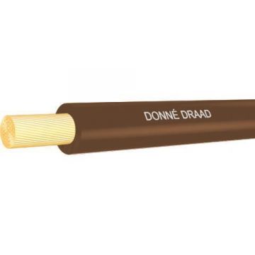 Donné VD draad 4mm2 bruin Eca per rol 100 meter (D08372)