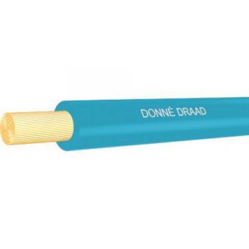 Donné VD draad 4mm2 blauw Eca per rol 100 meter (D08373)