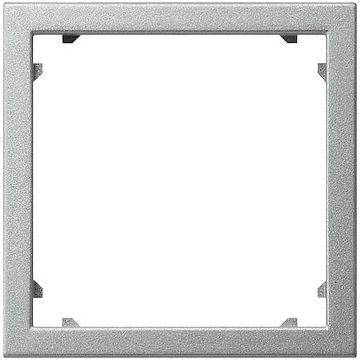 Gira adapterraam vierkant 45x45mm - systeem 55 aluminium (028326)