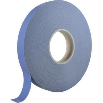 HPX dubbelzijdig tape 25mm x 25 meter wit (KT2525)