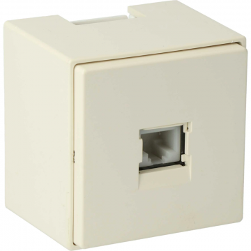 ATTEMA DP25 datapunt opbouw RJ45 CAT-5e crème (AT5592)