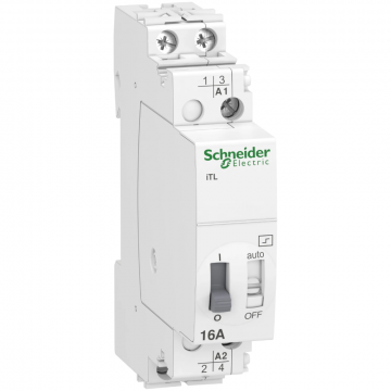 Schneider Electric Impulsschakelaar 2-polig 2NO 16A 230/240VAC / 110VDCA9C30812)