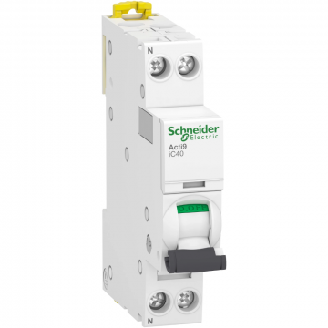 Schneider Electric Acti9 iC40 installatieautomaat 1-polig+nul 2A C-kar (A9P52602)