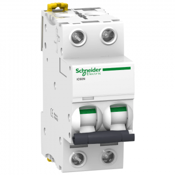 Schneider Electric iC60N installatieautomaat 2-polig 6A C-kar (A9F79206)