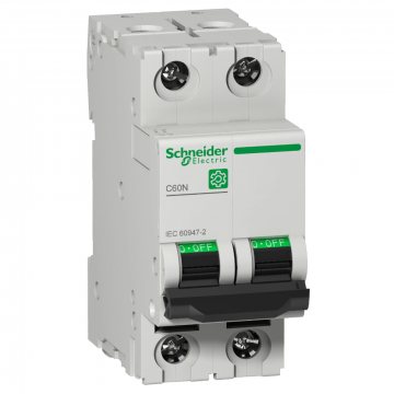 Schneider Electric Multi9 installatieautomaat 2-polig 10A C-kar (M9F11210)