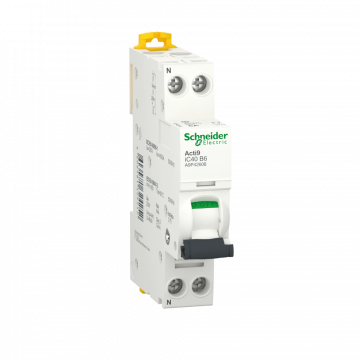 Schneider Electric Acti9 iC40 installatieautomaat 1-polig+nul 6A B-kar (A9P42606)