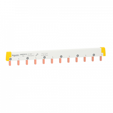 Schneider Electric Acti9 kamrail 2P 18mm 12 modules boven/onder 100A (A9XPH212)