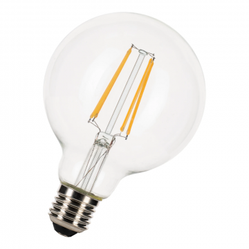Bailey LED lamp filament bol E27 8W 900lm warm wit 2700K dimbaar (142585)