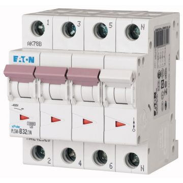 Eaton krachtgroep 3-polig+nul 32A C-kar (242546)